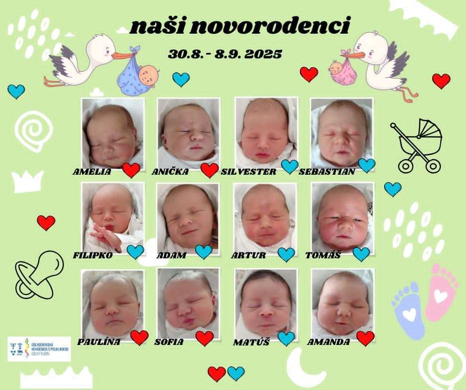 1 novorodenci od 30.8 do 8.9