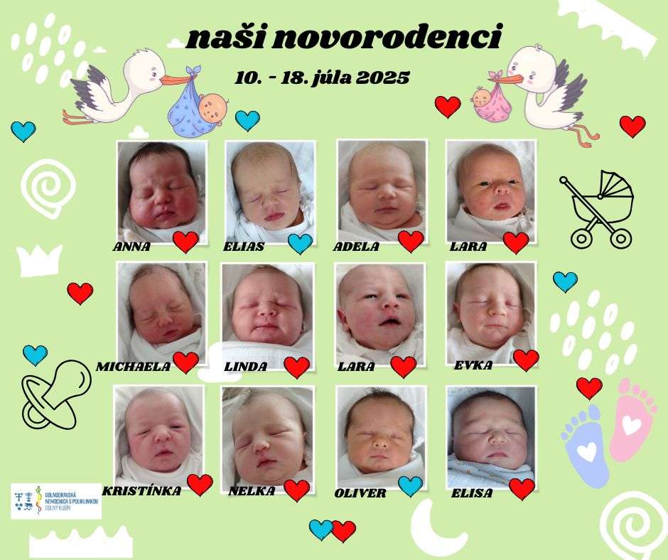 2 novorodenci od 10. do 18.7