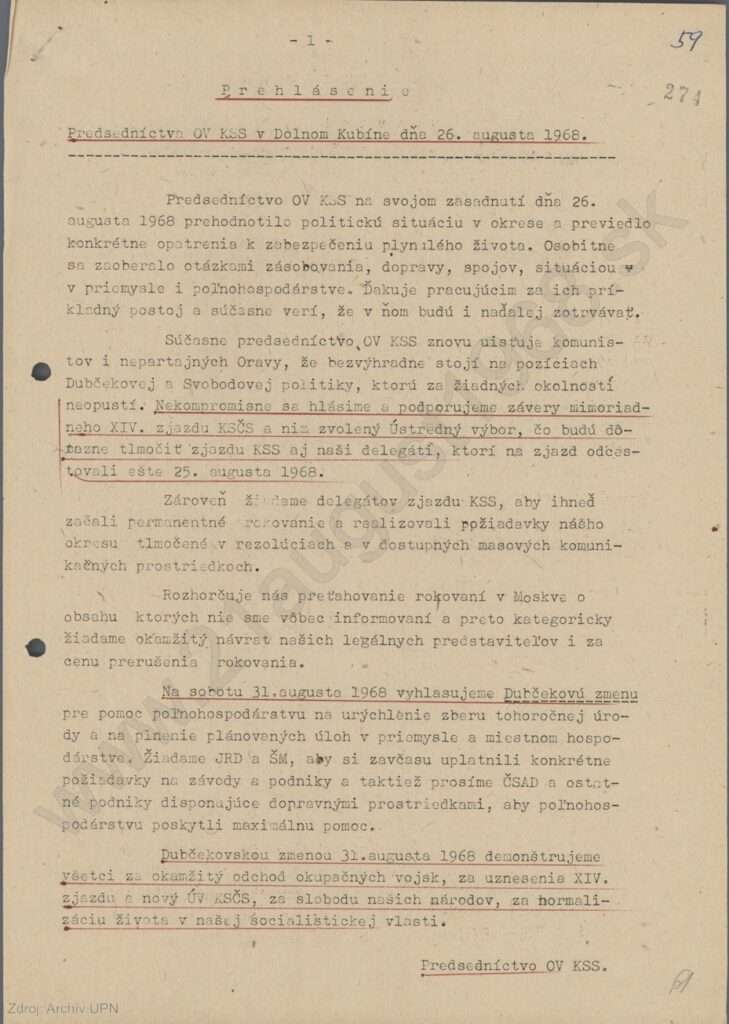 august 68 dubcekova zmena