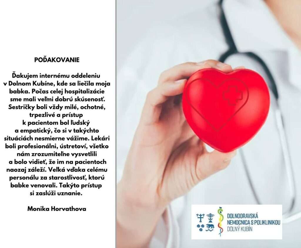 donsp podakovanie horvathova interne