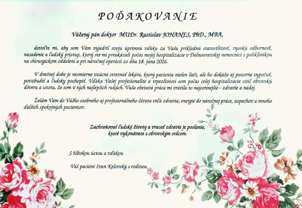 donsp podakovanie johanes