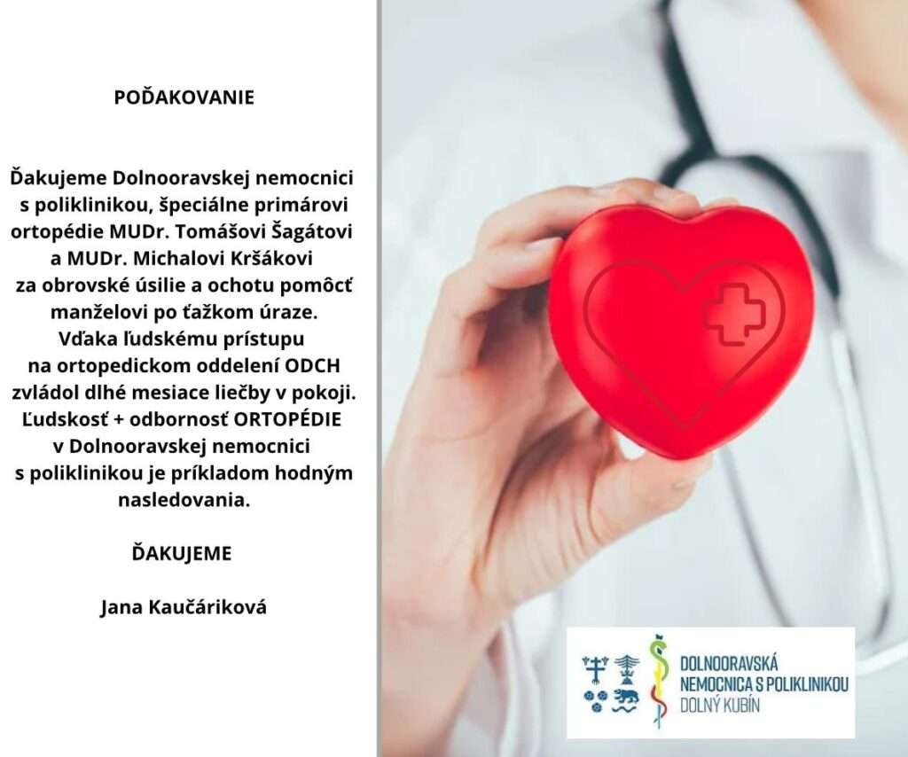 donsp podakovanie kaucarik