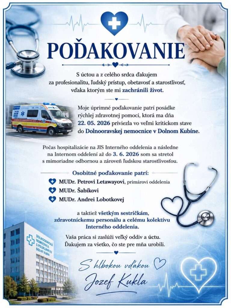 donsp podakovanie kukla interne