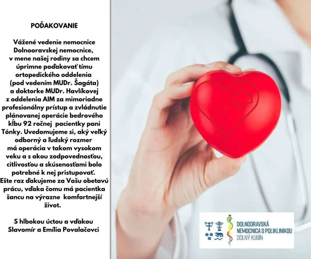 donsp podakovanie povalac