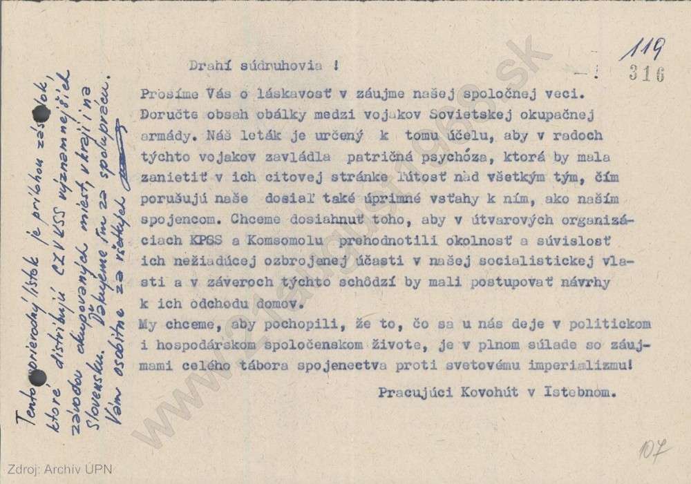 kovohuty istebne