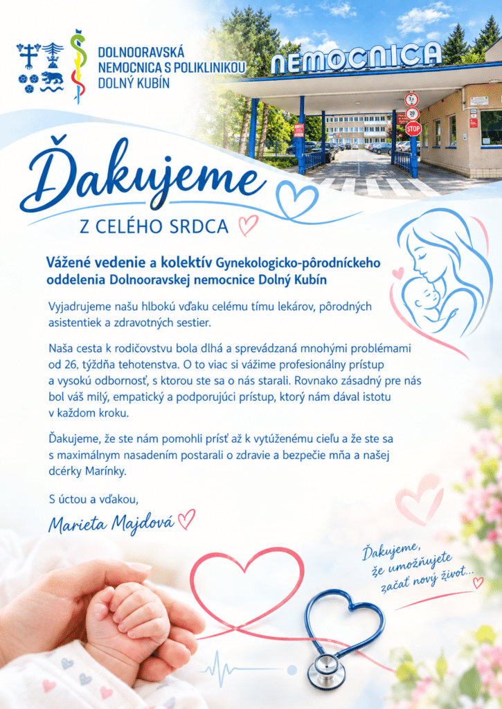 podakovanie majdova gynekologicke dodelenie 15.10.26