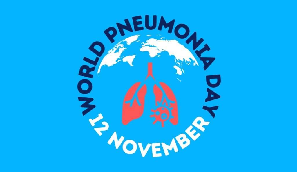 world pneumonia day blue